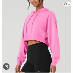 ALO Yoga Cropped Double Take
Hoodie, Paradise Pink, size L
